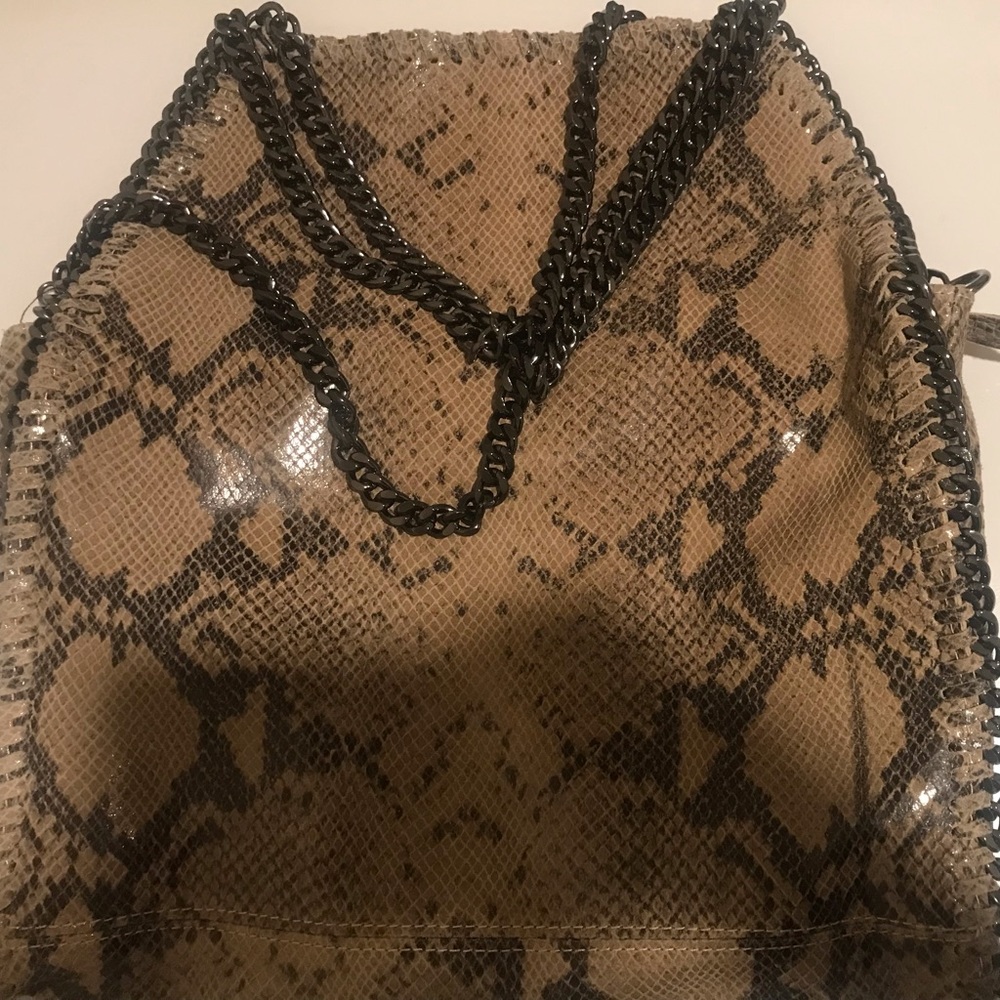 Snakeprint Borse in pelle bag